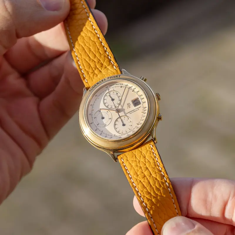 Audemars Piguet Huitième Chronograph 25644 Creme Zifferblatt