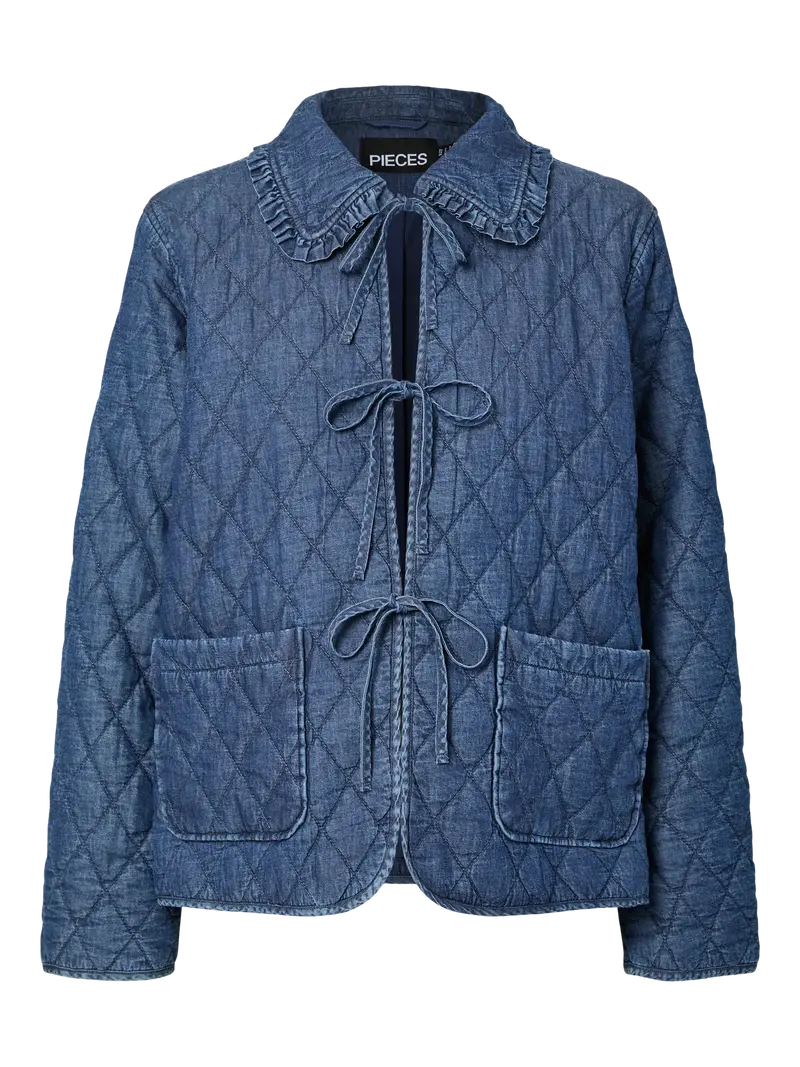 Aura quilt jacket medium blue