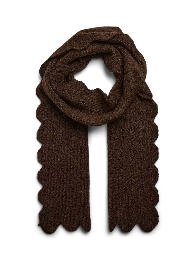 Autumn scarf hot fudge