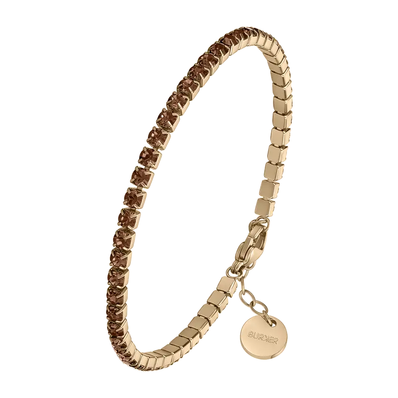 Ava Gold Brown Bracelet