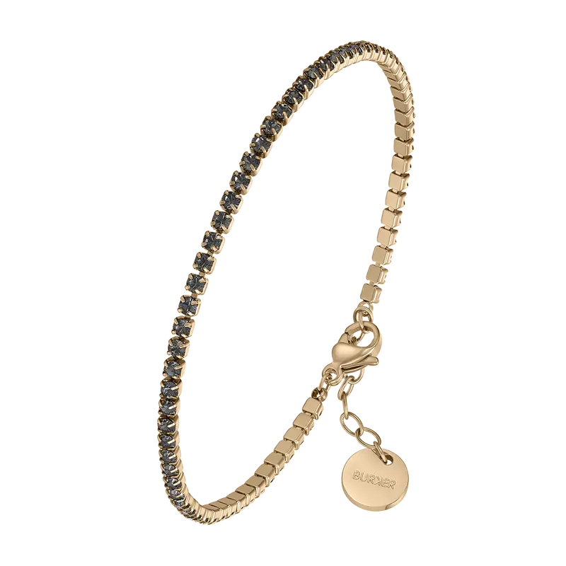 Ava Petite Gold Black Bracelet