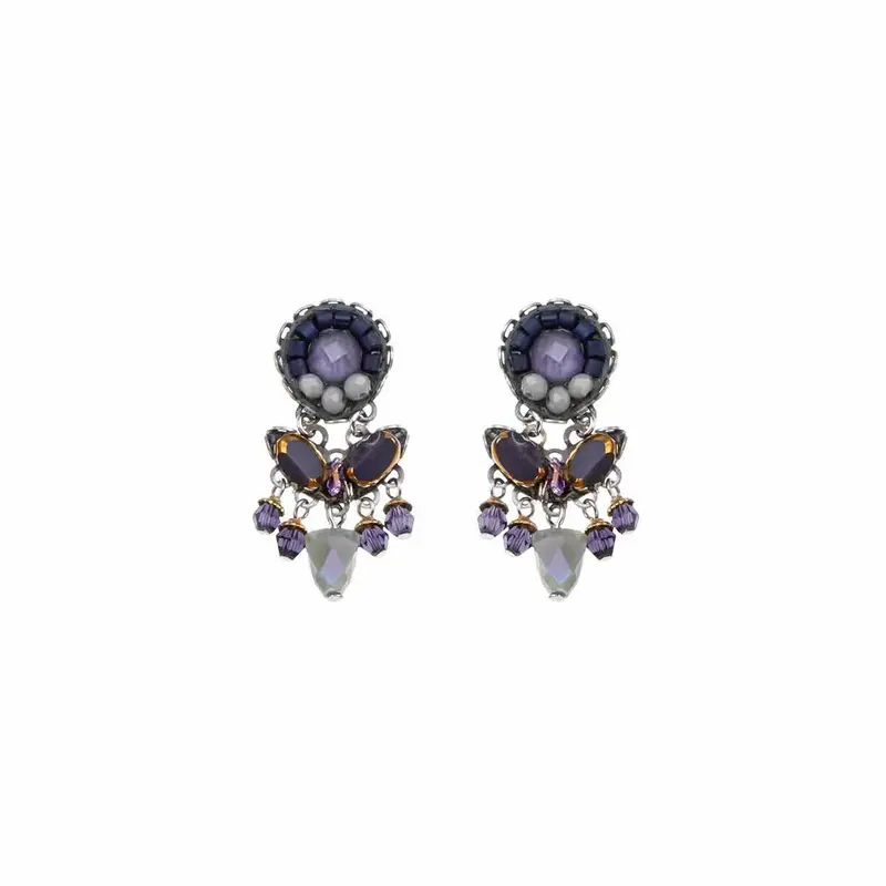 ayala bar oorbellen purple passion set don