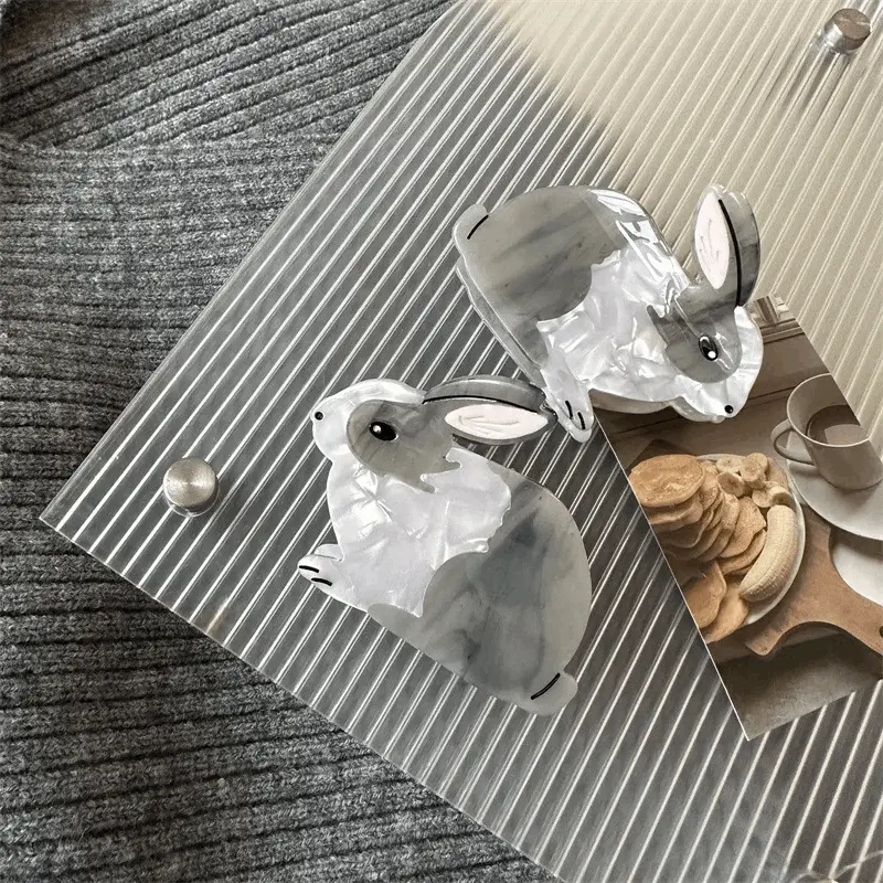 Baby Bunny Acrylic Claw Clip