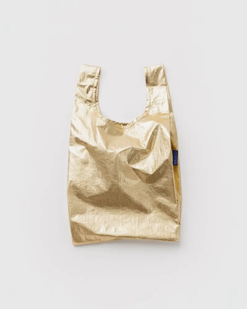 Baby Reusable Bag - Gold Metallic