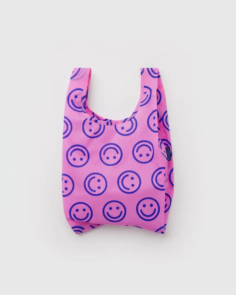 Baby Reusable Bag - Pop Pink Happy