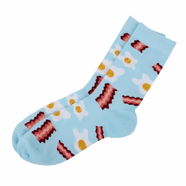 Bacon and Eggs Crew Socks