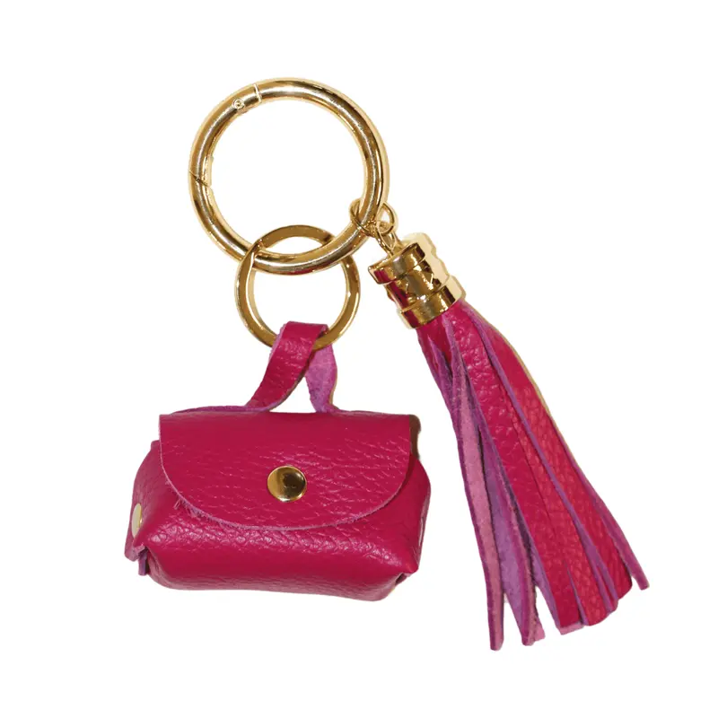 Bag charm fuchsia