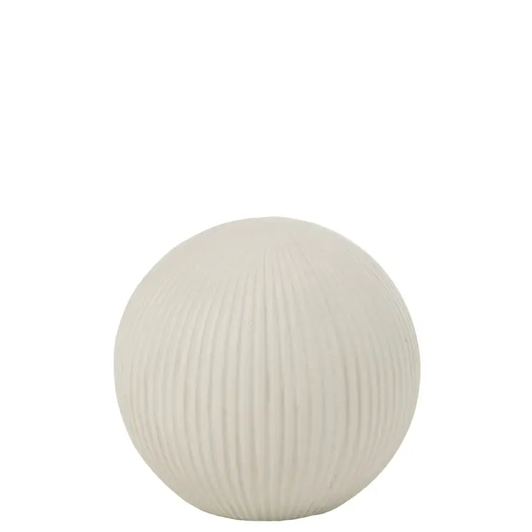 Bal Deco Klei Wit Small 24.5x24.5x22.5cm