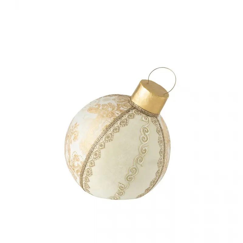 Bal Decoratief Patroon Polyfoam/Textiel Goud Large J-Line