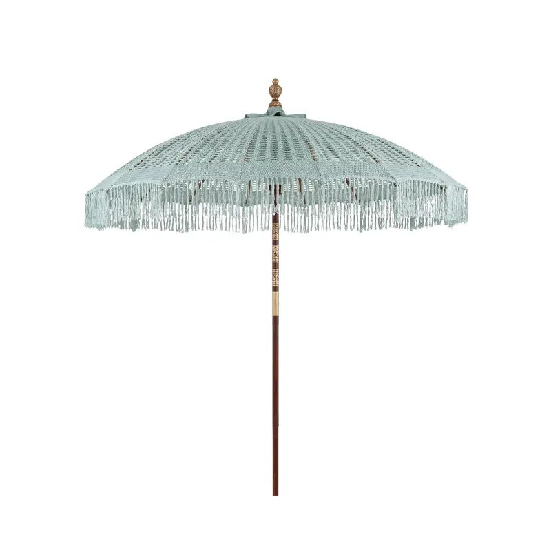Bali Parasol Macrame Groen Ø250cm Todo Bien