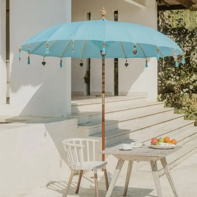 Bali Parasol - Zeeblauw - 280cm