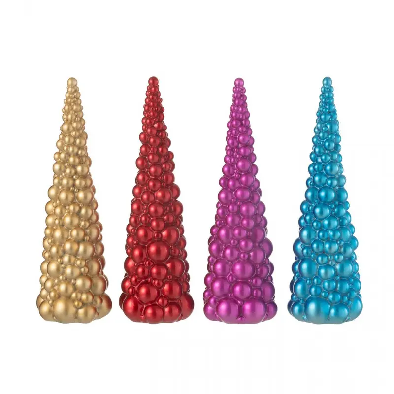 Ballen Kerstboom Resine Mix Large set van 4 J-Line