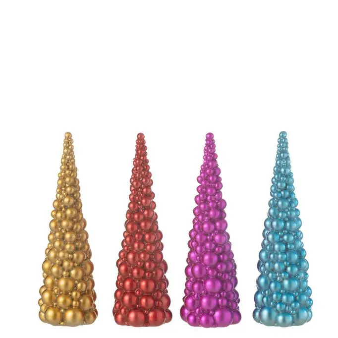 Ballen Kerstboom Resine Mix Small Set Van 4 J-Line