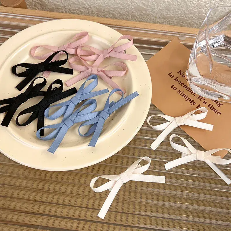 Balletcore Ribbon Hair Clip Set (4 Colours)