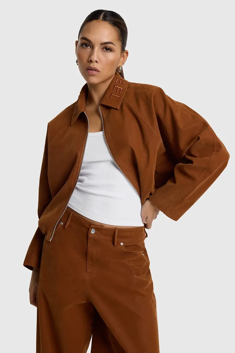 Ballon Jacket FauxSuede