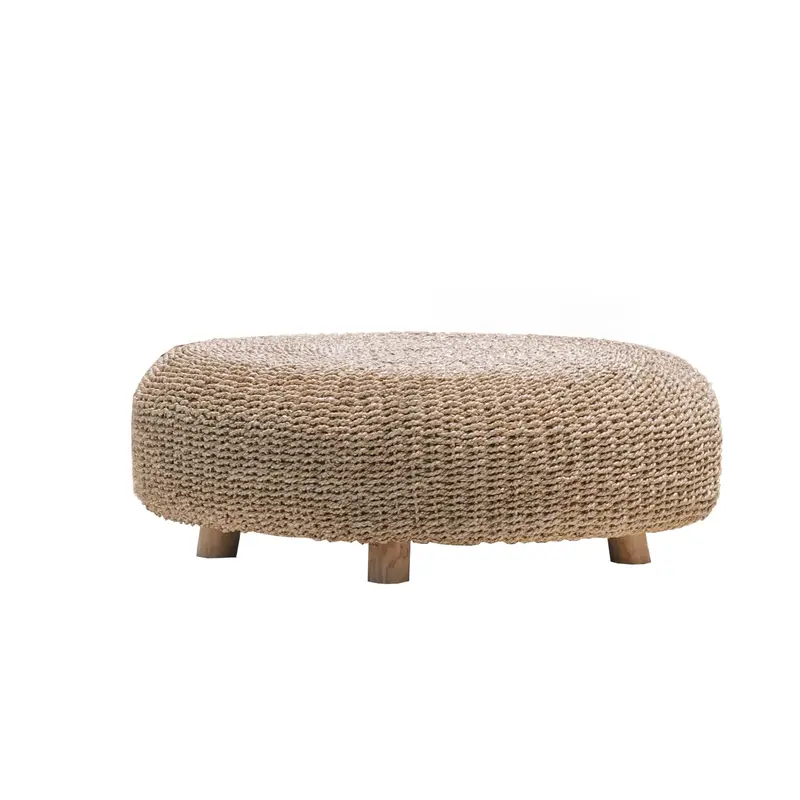 Banana Leaf Pouf Orilla Ø100 - Laui Lounge