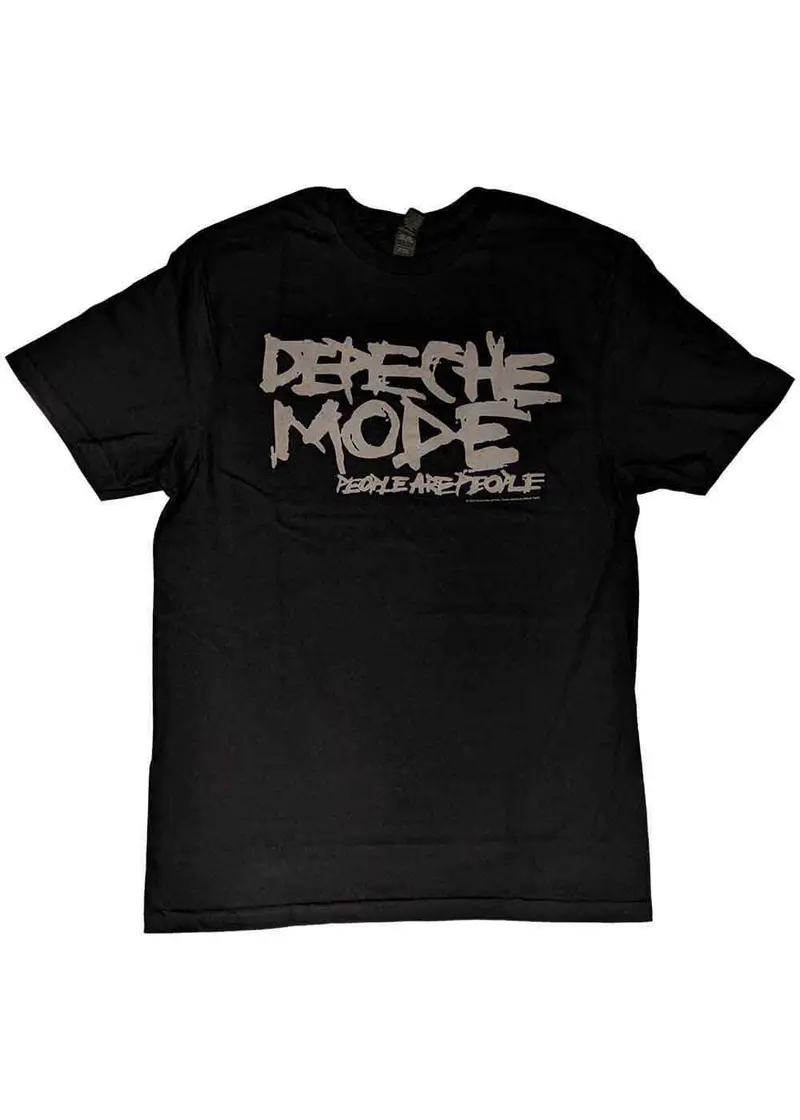 Band Shirts Depeche Mode People Are People T-Shirt Black