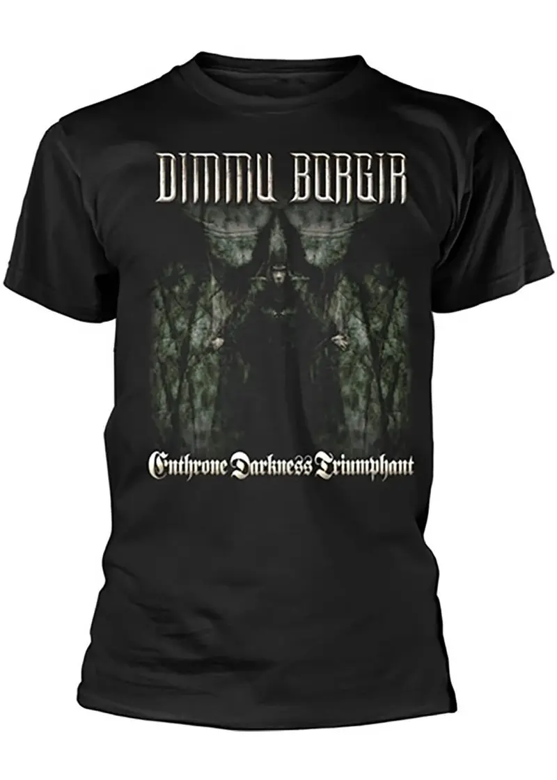 Band Shirts Dimmu Borgir Enthrone Darkness Triumphant T-Shirt Black