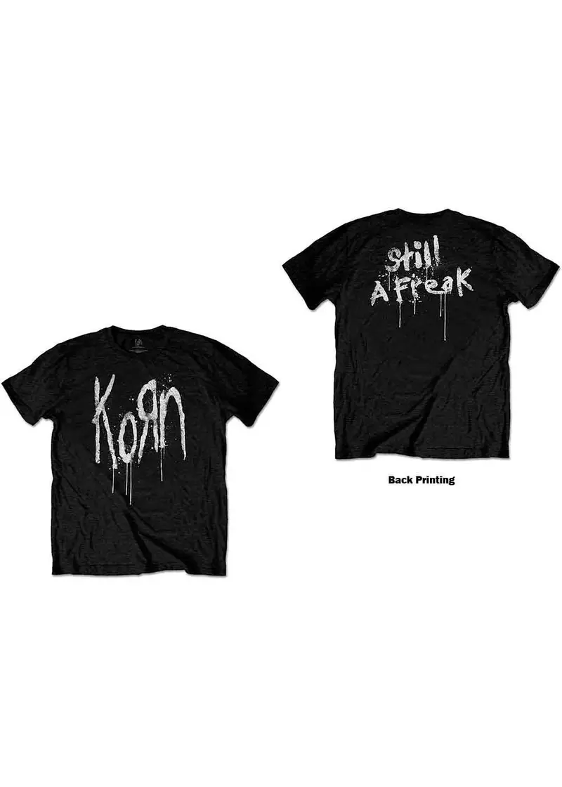 Band Shirts Korn Still A Freak T-Shirt Black