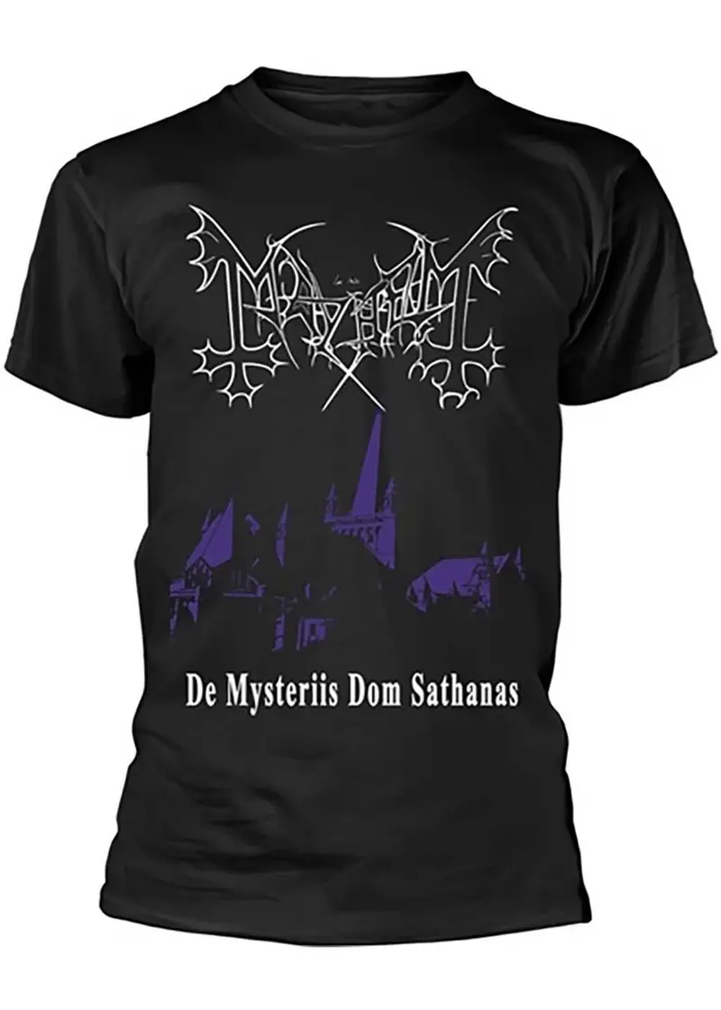 Band Shirts Mayhem De Mysteriis Dom Sathanas T-Shirt Black