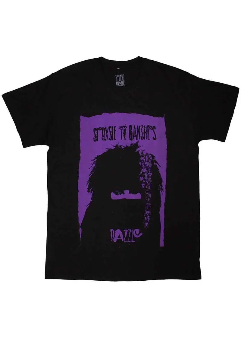 Band Shirts Siouxsie & The Banshees Dazzle T-Shirt Black