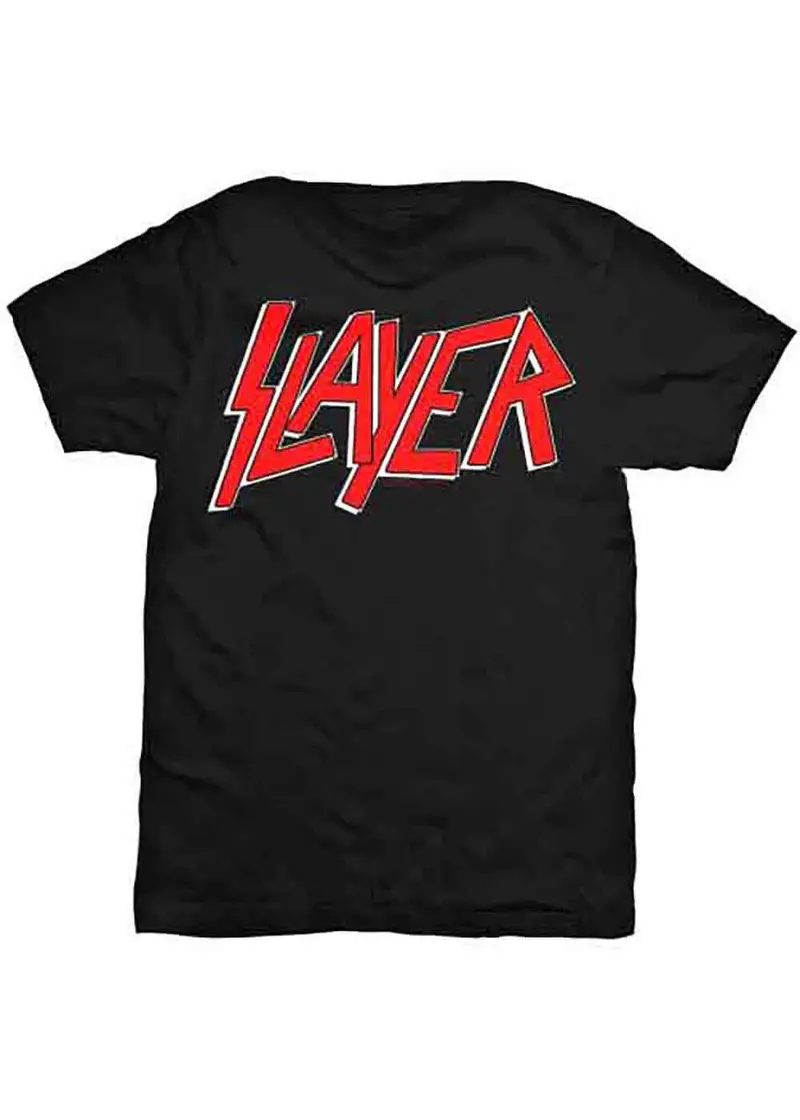 Band Shirts Slayer Classic Logo T-Shirt Black