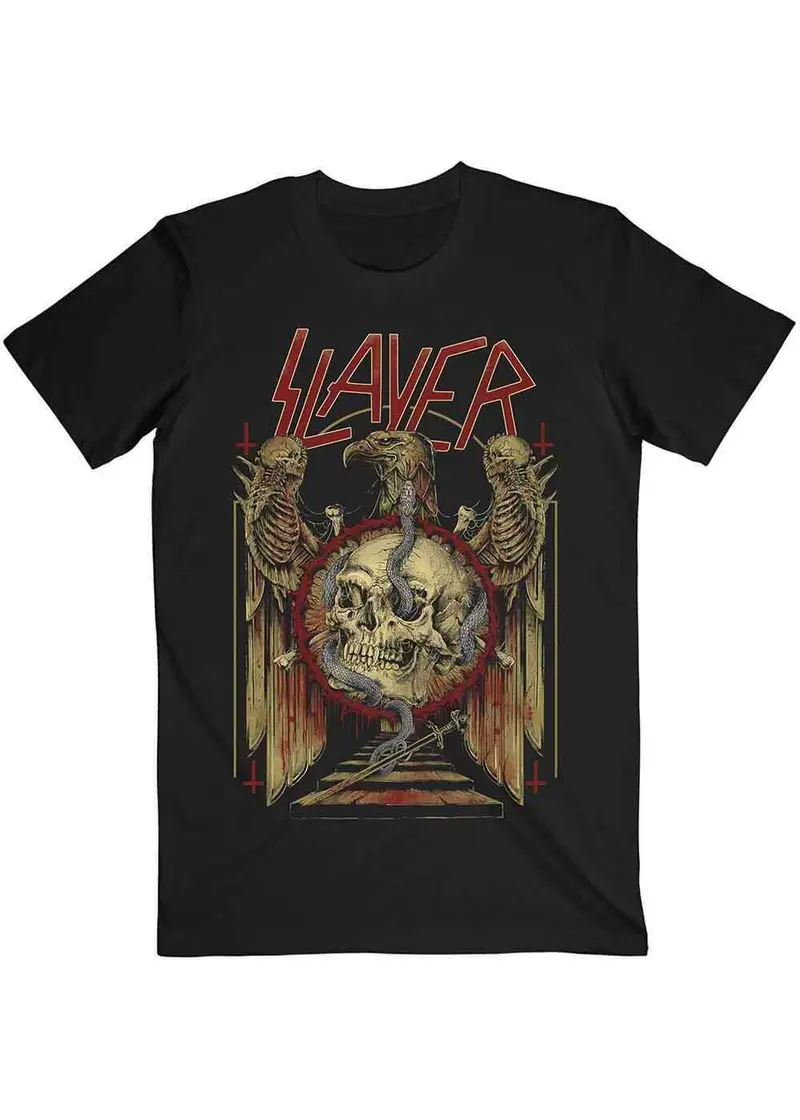 Band Shirts Slayer Eagle & Serpent T-Shirt Black