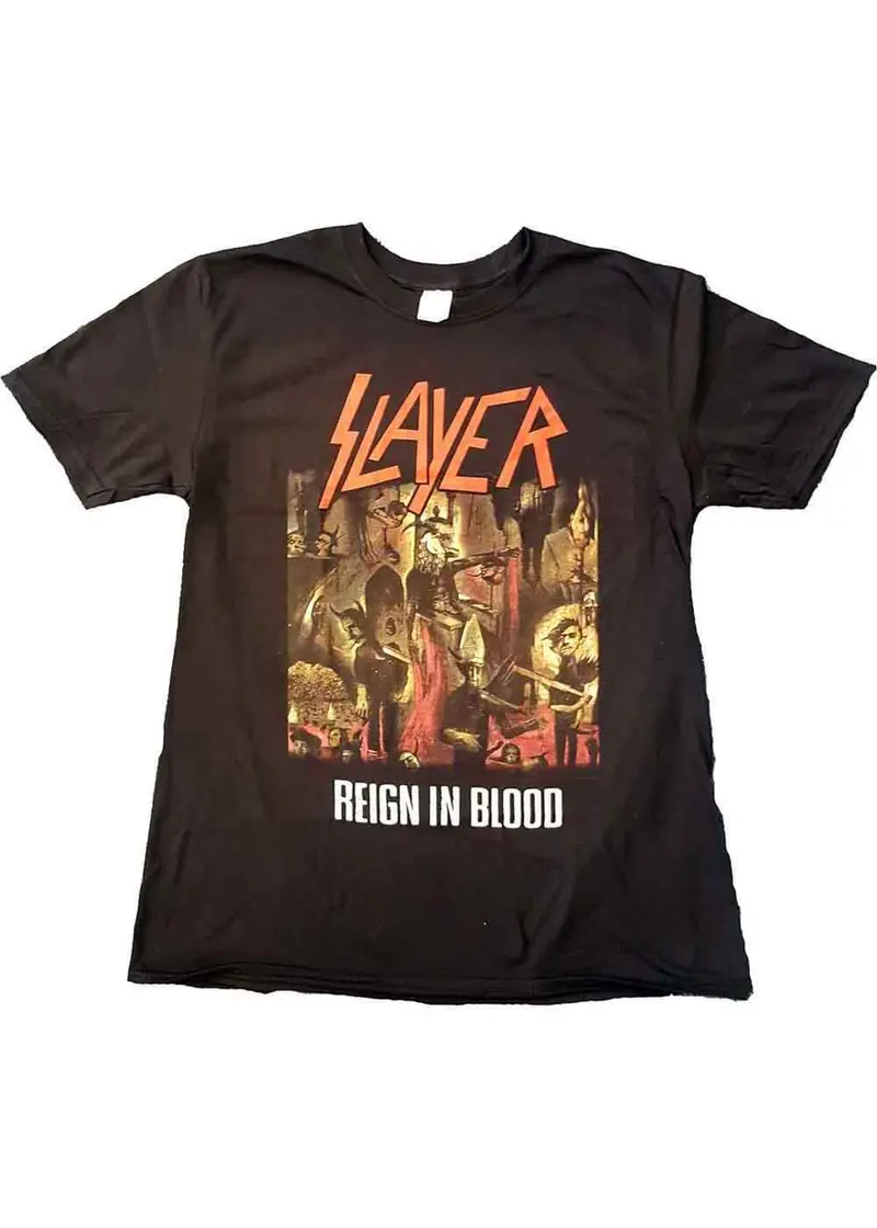 Band Shirts Slayer Reign in Blood T-Shirt Black