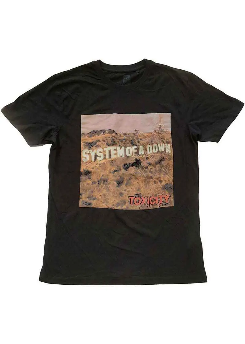 Band Shirts System Of A Down Toxicity T-Shirt Black