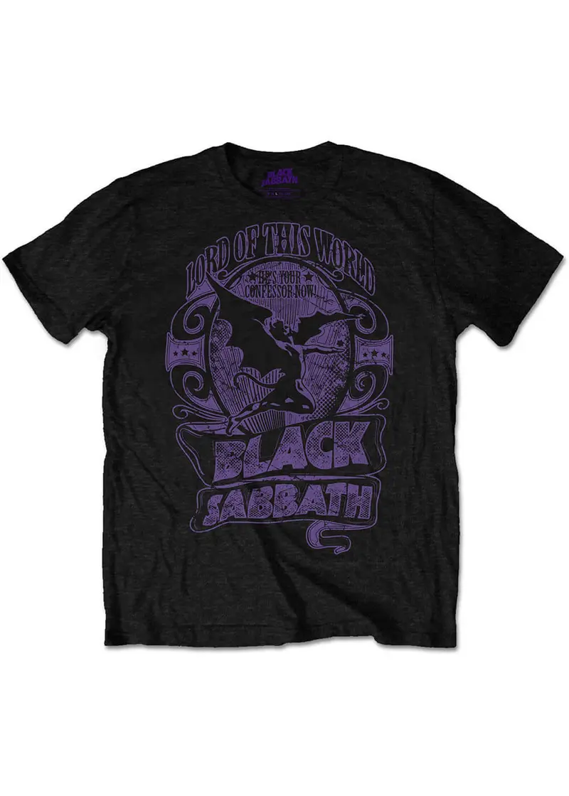 Band T-Shirts Black Sabbath Lord Of This World T-Shirt Black