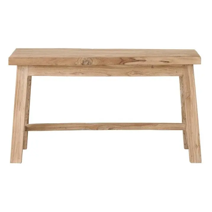 Bankje Trinity Gerecycled Teakhout Naturel 80cm MUST Living