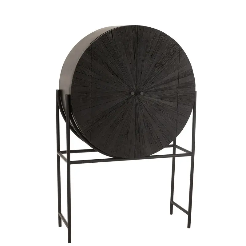 Barkast Shanil Gerecycled Hout Zwart J-Line