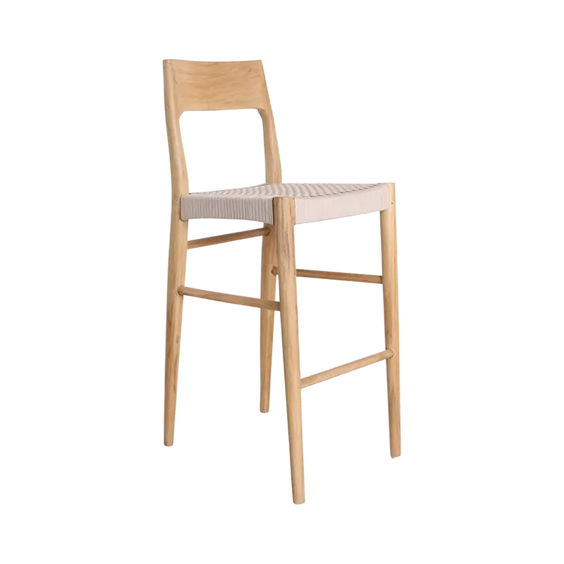 Barstoel Freya Teakhout Outdoor Raw Materials