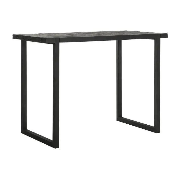 Bartafel Timeless Black Beam Teakhout Zwart 150cm DTP Home