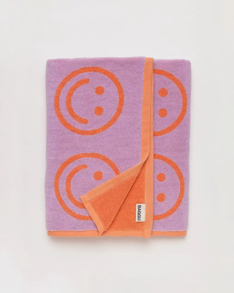 Bath Towel - Happy Lilac