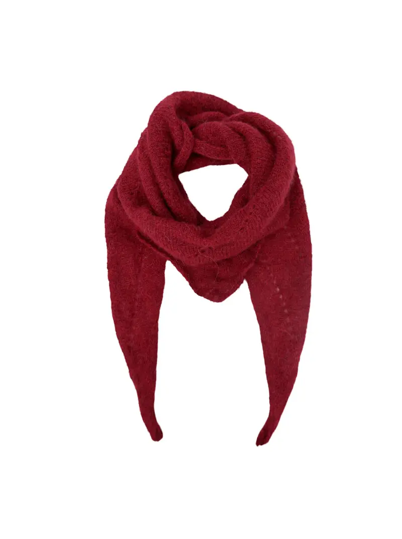 BCDell Knitted Mini Scarf 208327 Wine