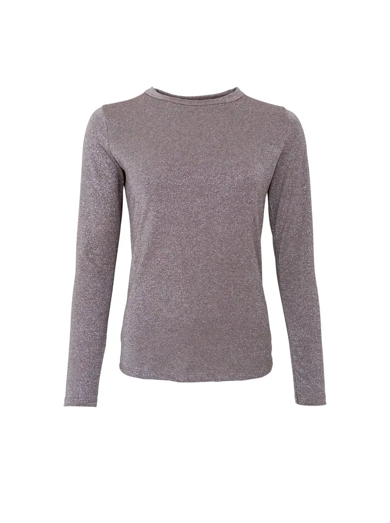 BCFaye Lurex Blouse 3739 Taupe