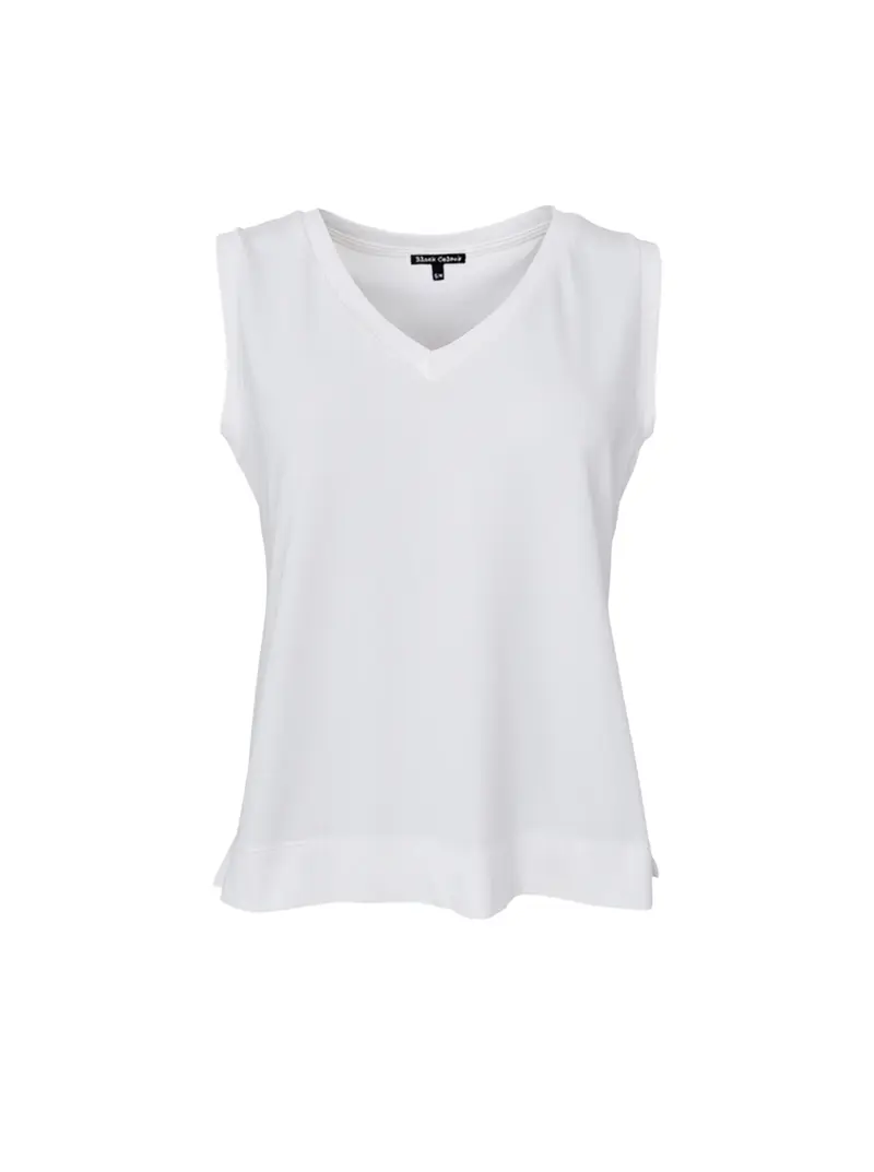 BCMay V-Neck Top 41188 Off White