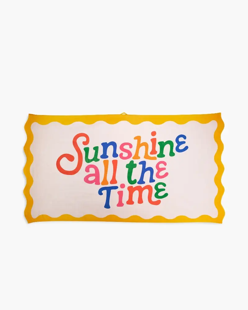 Beach, Please! Giant Towel - Sunshine All The Time [PRE ORDER]