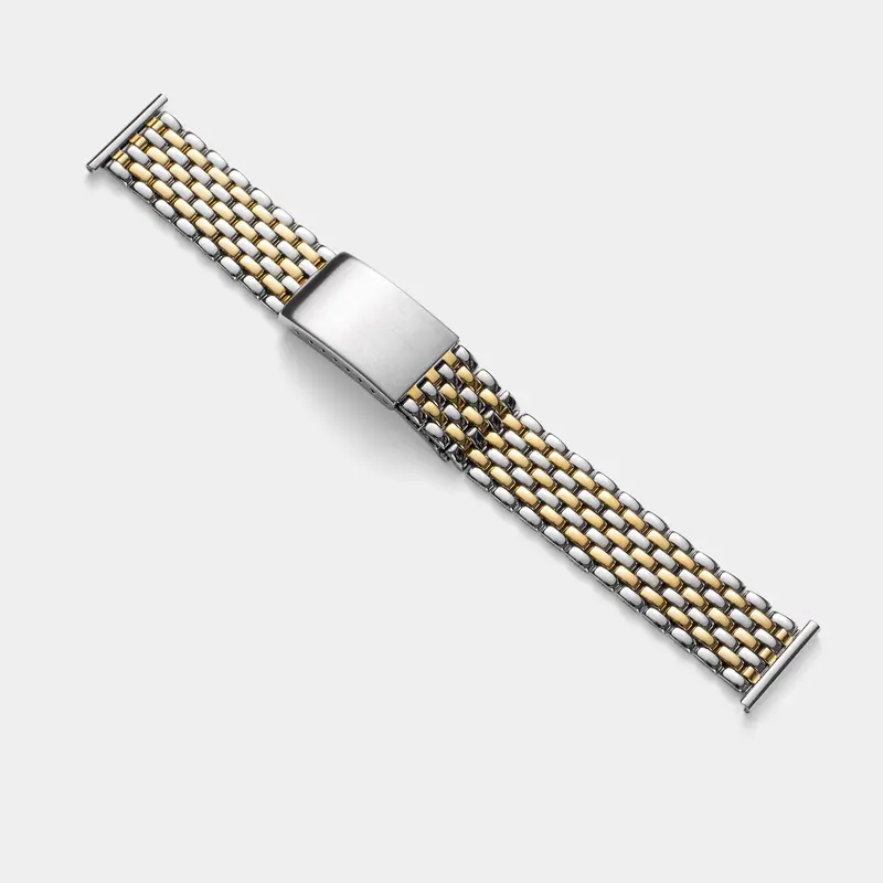 Beads Of Rice Edelstahl Uhrenarmband Bicolor
