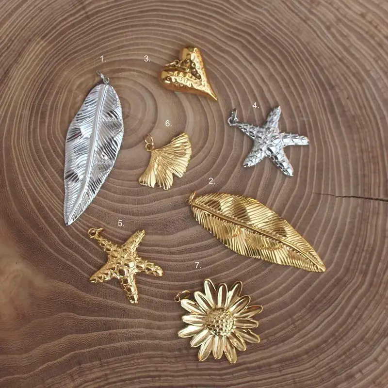 bedels mix of gold and silver charms