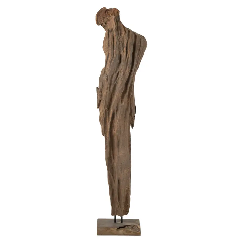 Beeld Abstract Mira Teakhout Donkerbruin J-Line