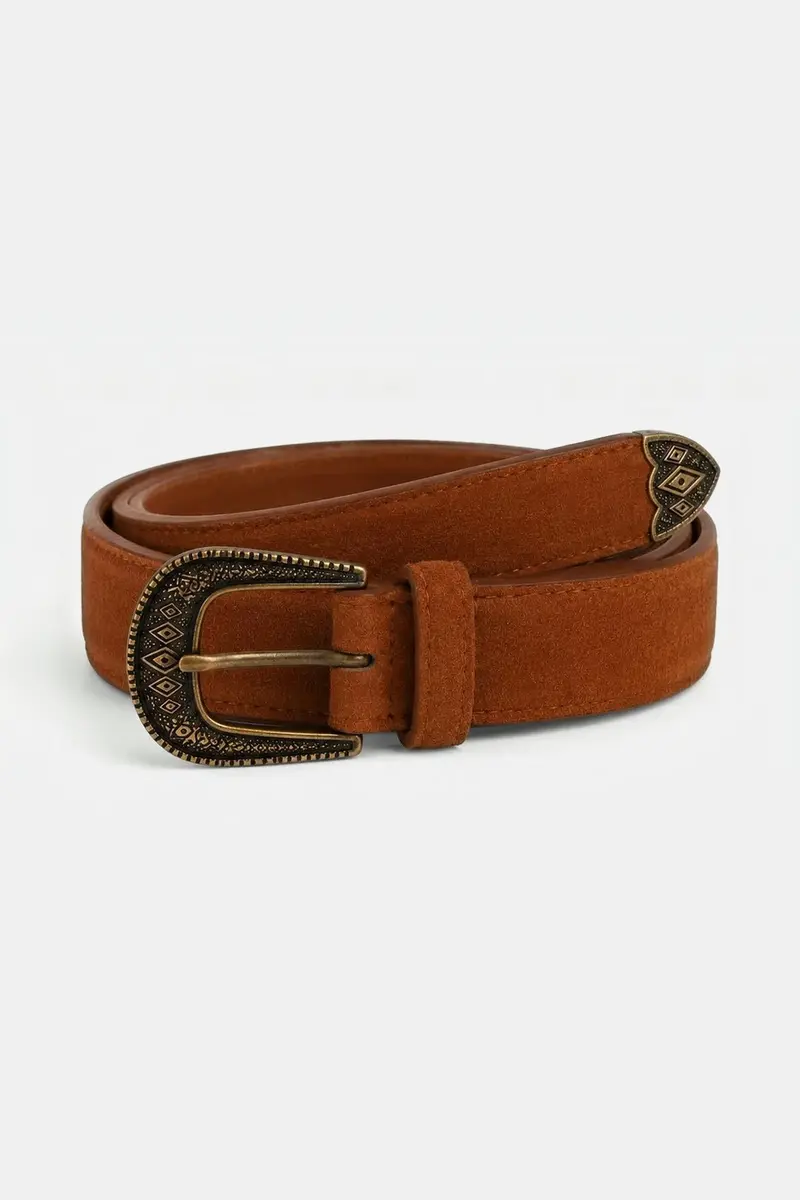 Belt Suze Cognac Leather Gold