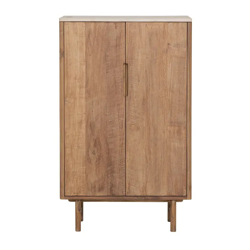 Bergkast Bliss Mortex Gerecycled Teakhout Naturel Laag DTP Home