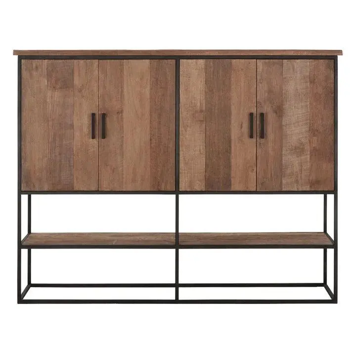 Bergkast Timeless Beam Teakhout Naturel Large 180cm DTP Home