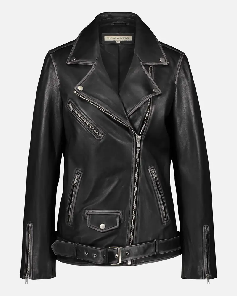 Berlin │ Oversized Leren Bikerjack