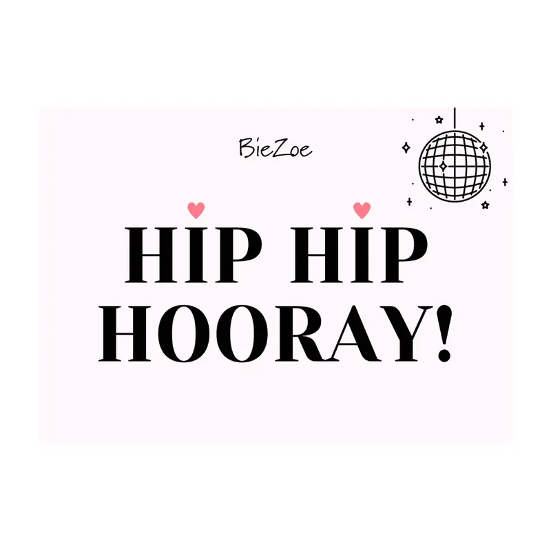 BieZoe Cadeaubon - Hip Hip Hooray
