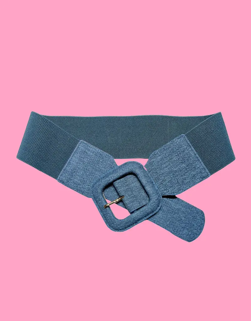 Big denim belt