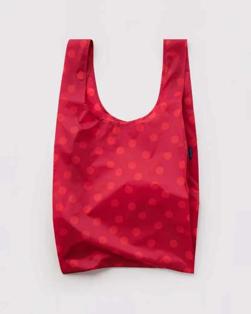 Big Reusable Bag - Red Polka Dot
