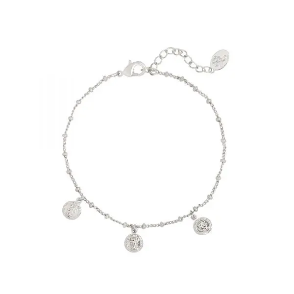 Bijoutheek Armband maan sterren goud